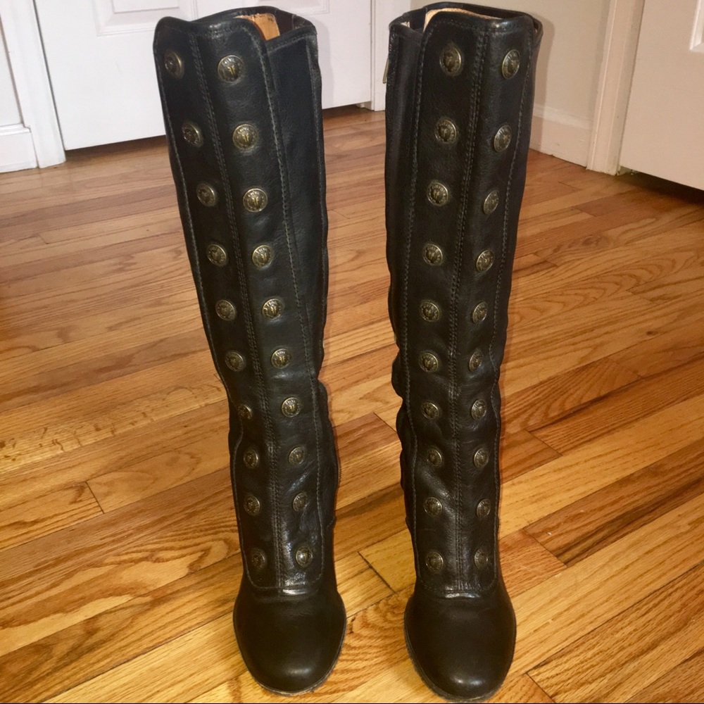 Frye Adrienne Button Boot, Size 6.5 W